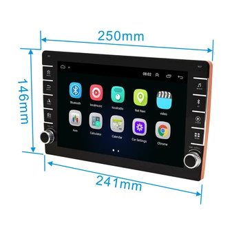10.1 colių Android 9.0 rankenėlę touch Automobilio Multimedia dvd grotuvas GPS Peugeot 2008 208 serija 2012-2018 automobilio radijo galinio vaizdo kamera