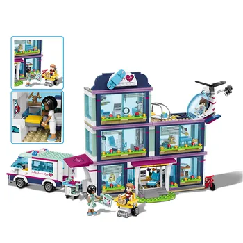 37036 932pcs Ligoninės Konstruktorius Modelio Rinkinio Blokai Suderinama LEGO Plytų Žaislai Berniukams, Mergaitėms, Vaikams, Modeliavimas