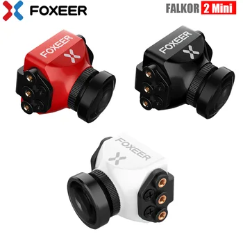 Foxeer Falkor 2 Mini FPV Kamera 1200TVL 1/3 CMOS 4:3 / 16:9 PAL / NTSC Perjungiamos CMOS 1/3 G-WDR RC Multirotor Lenktynių Drone
