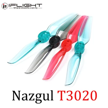 12 Porų Iflight Nazgul T3020 75mm, 2-Peilis dantų krapštuką, Propeleris, RC Drone FPV Lenktynių Freestyle 3Inch dantų krapštuką Kanalų Drone