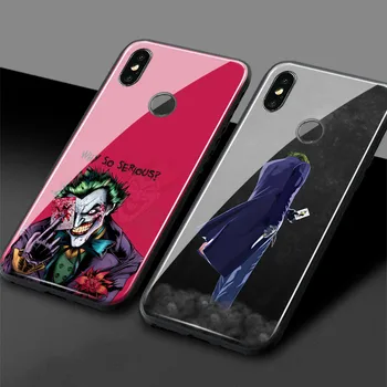 Joker prabanga Stiklo telefoną atveju apvalkalas minkštas silikoninis dangtelis Xiaomi Mi 5 s 6 x 8 9 Se Ištirti Mi Sumaišykite 2 2s 3 redmi pastaba 5 6 7