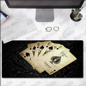 MaiYaCa Cool Naujas Kietas Pokerio su Ugnimi Silikono didelis/mažas Trinkelėmis Pelės Žaidimas Nemokamas Pristatymas Didelis, Mouse Pad Klaviatūros Kilimėlis
