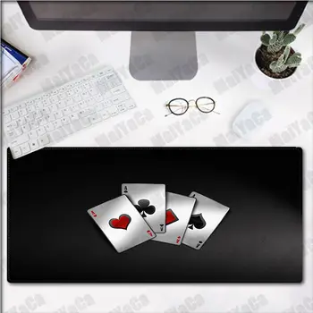 MaiYaCa Cool Naujas Kietas Pokerio su Ugnimi Silikono didelis/mažas Trinkelėmis Pelės Žaidimas Nemokamas Pristatymas Didelis, Mouse Pad Klaviatūros Kilimėlis