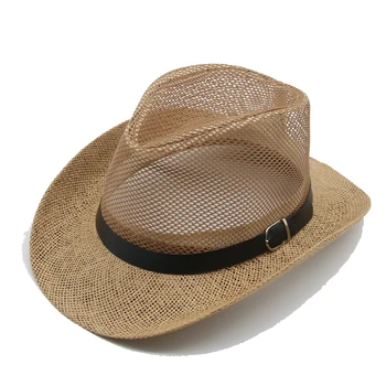Kaubojaus Skrybėlę Vasaros Mados Kvėpuojantis Dallas Cowboys Šiaudines Skrybėles Vakarų Viršų Skrybėlę Nuo Saulės Cowgirl Skrybėlę Sombrero Hombre Vyrų Kepurės