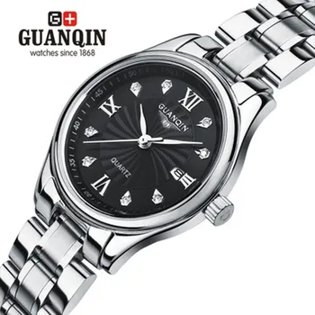 Prekės Hardlex GUANQIN Žiūrėti Diamond Kvarciniai Laikrodžiai Moteris Mergaičių Žiūrėti 2021 Prabanga Moterų Suknelė kalnų krištolas Lady Žiūrėti Laikrodis Moterims