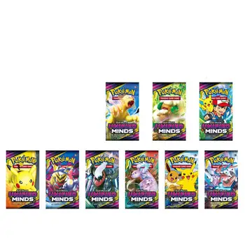 324 Korteles Pokemon TCG: Sun & Moon Dangaus Audra 36-Pack Booster Box Prekybos Kortų Žaidimas Vaikams Žaislų Kolekcija