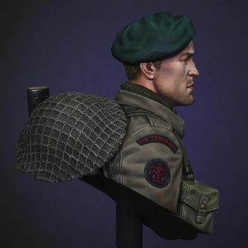 1/10 WW2 Britų Commando D-Diena, Dervos Modelio krūtinė GK Karinės dalykas Nesurinkti ir unpainted rinkinys