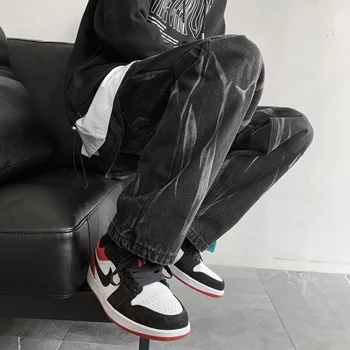 Streetwear vyrų džinsai, kelnės hip-hop 2021 m. pavasarį džinsinio vyras atsitiktinis kelnės mados Jean vyrų kelnės