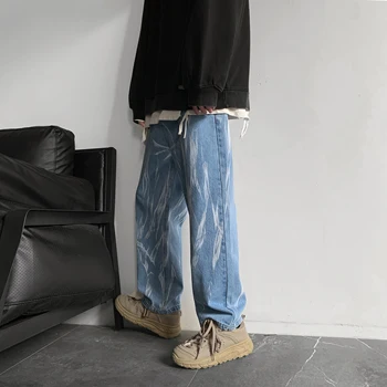 Streetwear vyrų džinsai, kelnės hip-hop 2021 m. pavasarį džinsinio vyras atsitiktinis kelnės mados Jean vyrų kelnės