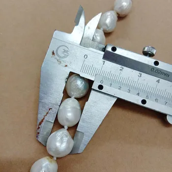 Pobūdžio gėlavandenių perlų apyrankė su big baroko formos-skersmuo 11-14 mm, o ilgis 16-20 mm