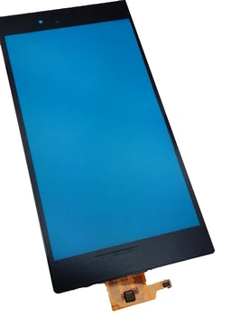 6.44 Colių Sony Xperia Z Ultra XL39h XL39 C6806 C6843 Jutiklinis Ekranas Stiklinis Lęšis skaitmeninis keitiklis Priekinis Stiklas, Jutiklis Pakeitimo