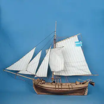 18 colių Klasika Plaukti Laivu Modeliu, Mediniai švedijos Laivas, Burlaivis Rinkiniai Home modelių Kūrimo Rinkiniai Apdailos Valtis Dovana Žaislas