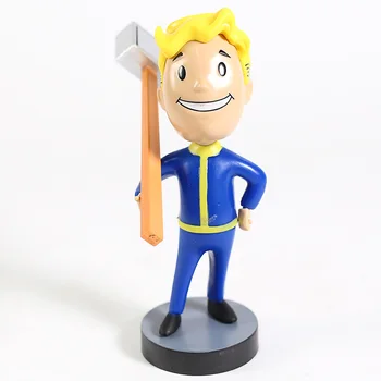 Anime Duomenys Fallout 4 Vault Boy Žaidimų Vadovai Bobbleheads Serijos 3 PVC Žaislai Mielas Karšto Lėlės Veiksmų Figūrinės Kolekcijos Modelis