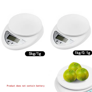 Skaitmeninės Skalės, 5KG 1KG Elektroninių Mini Pocket Masto 1g 0,1 g Tikslumo Steelyard Virtuvės Maisto Svarstyklių