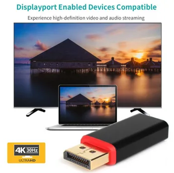 DP HDMI-compati Konverteris 4K*2K 30Hz Vaizdo Garso Jungtis, Ekrano Prievadas, prie Adapterio Moterų ir Vyrų PC Didmeniniams