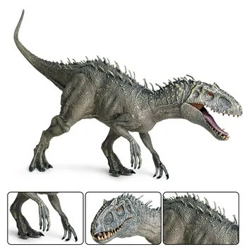 Modeliavimas gyvūnų Plastiko Juros periodo Indominus Rex Veiksmų Skaičiai Burna Dinozaurų Pasaulio Gyvūnų Modelio, Vaikas, Vaikų Žaislas Dovana Žaislas