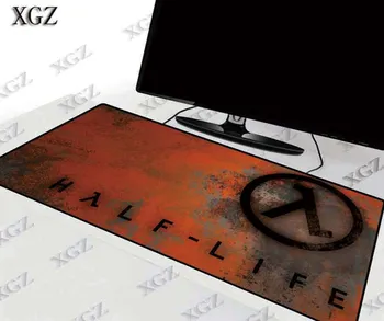 XGZ Half Life Logotipas Žaidėjus Žaisti Kilimėliai Žaidimo Didelių Pelės Kilimėlį Žaidimų Fiksavimo Krašto padas PC Laptop Notebook Pad XXL