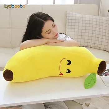 Juokingas Animacinių Filmų Kūrybos Bananų Įdaryti Minkšta Pagalvėlė Sofos Pagalvėlės Kūdikio Mielas Pliušinis Lėlės Vaikams Vaisių Žaislai Vaikams Gimtadienio Dovanos