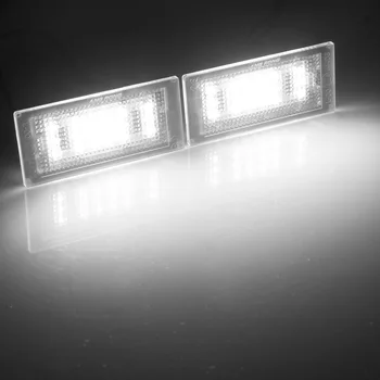 ANGRONG LED Licencijos Numeris Plokštė Lemputė Canbus BMW 3-Serija 03-06 E46 Coupe M3 Kabrioletas