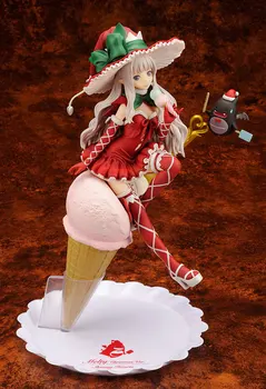 2 Spalvų Japonijos Anime Veiksmų Skaičius, Šviečia Širdys Shiawase Ne Visos Ledo Ragana Melty Granito Ledų PVC 20cm Kolekcijos Modelis Žaislas