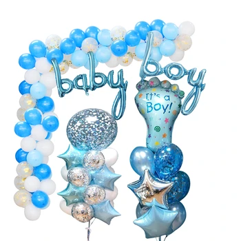 1set Baby Shower Berniukas Balionai Tai Berniukas Baliono Dėžės Sekso Atskleisti Vaikai Laimingi Gimtadienio Dovana Prekes