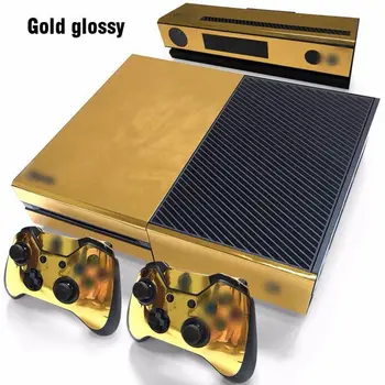 Aukso Blizgi Oda Lipdukas Xbox VIENAS Konsolės Valdikliu + Kinect Vinilo Decal
