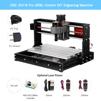 Versijos CNC 3018 Pro GRBL Kontrolės 