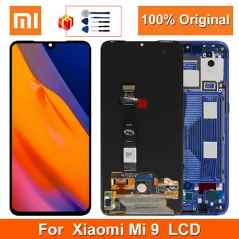 Originalą Xiaomi Mi 9 Ekranas MI9 LCD M1902F1A Ekranas Touch 