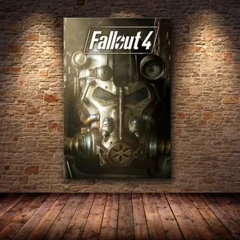 Fallout 3 4 Žaidimo Plakatas Sienos Menas Drobė Spausdinti Plakato Ir Drobės Dekoratyvinis Nuotraukos Miegamasis Piešimo core Sienų lipdukai