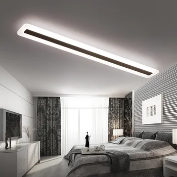 Minimalizmas Stačiakampis, modernios led lubų šviesos gyvenimo kambario, miegamasis Baltas virtuvės lubų lempa lamparas de techo įrenginiai