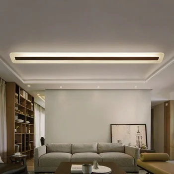 Minimalizmas Stačiakampis, modernios led lubų šviesos gyvenimo kambario, miegamasis Baltas virtuvės lubų lempa lamparas de techo įrenginiai