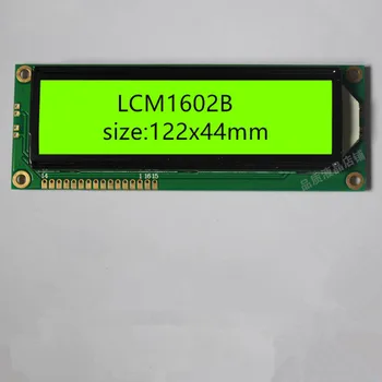 Naujas Didelis Dydis 1602 16X2 Simbolių LCD Modulis Ekranu LCM Mėlyna / Geltona Žalia