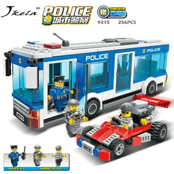 [hot] Policijos Nuovada Kalėjimo Duomenys Modelis Blokai Playmobil Blokai, Plytos Švietimo Žaislai Suderinama Legoingly Policijos