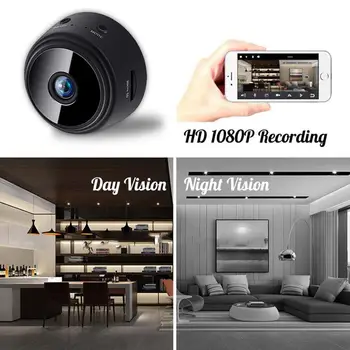 Minicam Mini Belaidės Apsaugos Wifi Kamera Home Security 1080P DVR Naktį, Mini Kameros, Mini vaizdo Kamera cross-broder