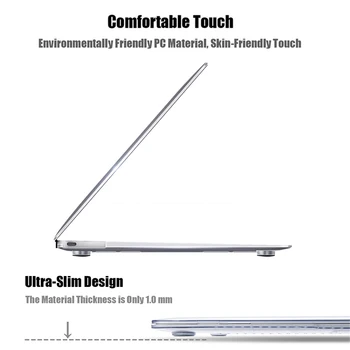 Marmuro Laptop Case Cover For Macbook Air Pro 11 12 13 15 16 2020 Laptop Sleeve For Mac book Pro 13 colių A2289 A2251 Atveju