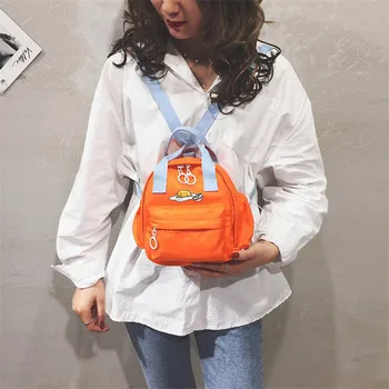 Cute girl gudetama anime kuprinė studentų juokinga candy spalva atsitiktinis vandeniui pečių maišą kelionės biudžetą daypack