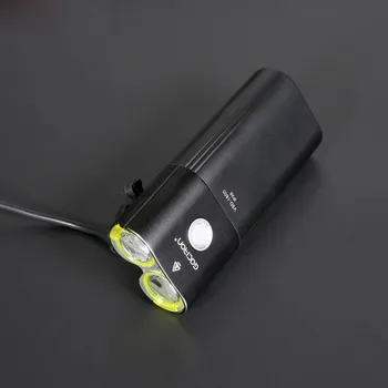 1600 Liumenų Dviračių Šviesos MTB Priekinių žibintų Dviračių Žibintų Įjungimo Banko Vandeniui USB Įkrovimo Dviračio Šviesos Žibintuvėlis GACIRON