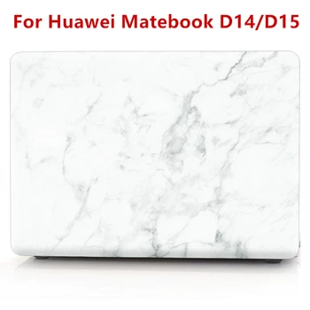 Marmuro Atveju, Huawei Matebook D 14 D 15 D14 D15 2020 Blizgučiai Matinis Aišku, Sunku Sąsiuvinis Padengti Matebook D14 D15 Atvejais Funda