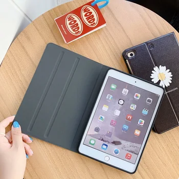 Mados Daisy Silikono Atveju iPad 10.2 2019 iPad 9.7 2017 2018 iPad mini 2 3 4 5 Byloje Oro 2 3 10.5 Minkštas Galinį Dangtelį Shell Dovana