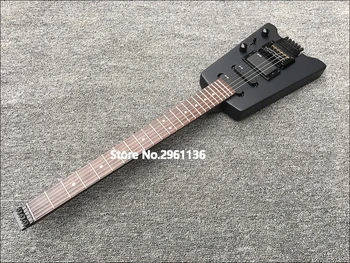 2020 m. Aukštos kokybės begalvis elektrinė gitara 30inch Kelionės nešiojamų 24 Frets raudonmedžio kūno Trumpas gitara nemokamas pristatymas