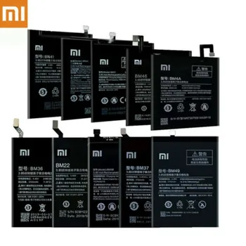 Originalus Xiaomi Baterija Mi4 Mi5 Mi6 Mi7 Mi8 Mi 5X 6X Note2 Note3 Mix Max Redmi 4 Pastaba 4X Redrice 3 4 5 6 6Pro BN31 BN43BN41