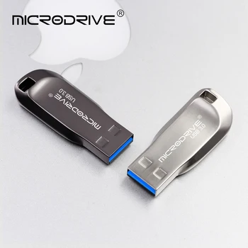 Didelės Spartos USB 3.0, Metalo Flash Drive 16GB 32GB 64GB 128GB Pendrive Vandeniui usb 