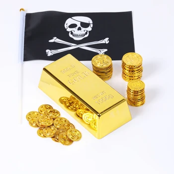 100vnt Karibų jūros Piratai Karoliai Jack Sparrow Actekų Monetos Medallion Derliaus Aukso ir Bronzos Silve Pakabukas Didmeninės