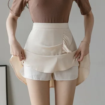 Vasaros Harajuku Sijonai Moterų 2020 M. Mados Juoda Aukšta Juosmens Linija Sijonas Moterims Drabužių Korėjos Ponios Streetwear Trumpas Mini Sijonas