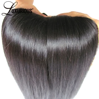 Prabangus Brazilijos Remy Plaukai Tiesūs Plaukai Pratęsimo Žmogaus Plaukų Ryšulių 8-30Inch Natūralių Spalvų Dvigubai Ataudų Nemokamas Pristatymas