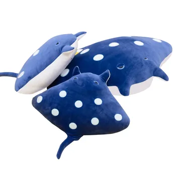 Naujas Atvykimo Mielas Jūros Gyvūnų Manta Ray Pliušinis Įdaryti Pagalvės Švietimo Plaukioja Spinduliai Žaislas Vaikams