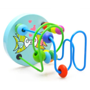 KARŠTO vaikų žaislai, kūdikių lėlės vaikų Švietimo žaislas karoliukai string karoliukų žaidimas Mini aplink gyvūnų važiuoklės Daug stilių atsitiktinai