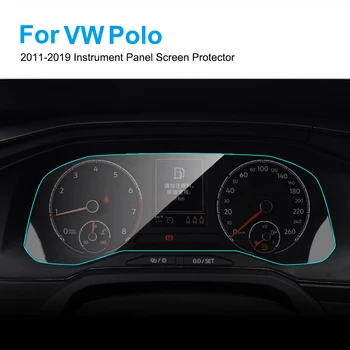 Automobilio Prietaisų Skydelyje Screen Protector, Volkswagen VW Polo Salono prietaisų Skydelio Membrana Apsaugos TPU Filmas, Automobilių Reikmenys