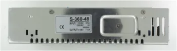 S-360-48 360W 48VDC 7.5 vieną grupę impulsinis maitinimo šaltinis AC 110V / 220V DC 48V