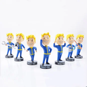 Fallout 4 Vault Boy Bobblehead Žaidimų Anime Duomenys Žaislų Serija Surinkimo Mielas Veiksmų Figurals Modelis Brinquedos Fallout 4 Lėlės